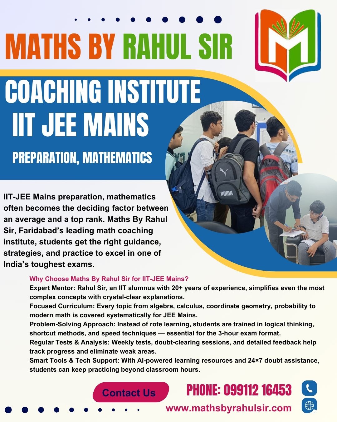 best IIT JEE Mains coaching in Faridabad